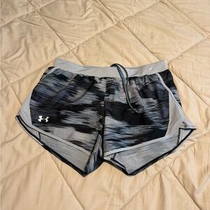 Under Armour Women's Athletic Shorts in Black and Gray